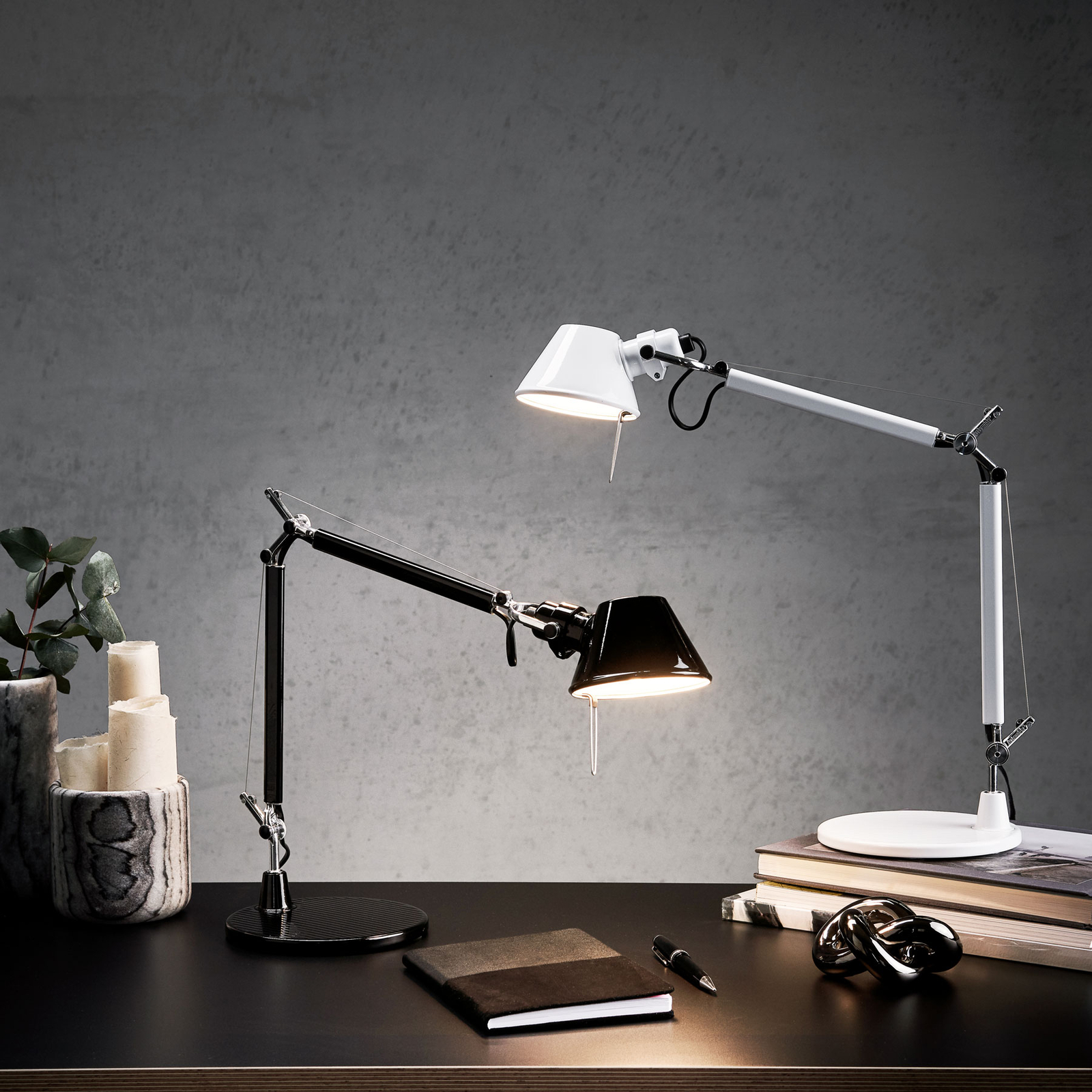 lampade design su scrivania